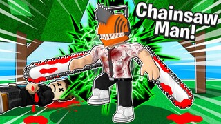 I SPENT A DAY AS CHAINSAW MAN In Roblox Blox Fruits! 🔪