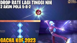 DROP RATENYA LAGI TINGGI GUYS! DAPAT POLA 30x DRAW DI 2 AKUN - GACHA EVENT KOF BINGO 2023 MLBB