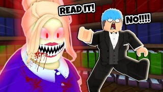 Escape Miss Marie's Library | ROBLOX | BAKIT PAG TEACHER NAKAKATAKOT?