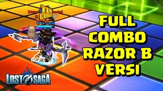 lost saga Midnight full combo razorbold ver