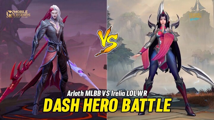 ARLOTH MLBB VS IRRELIA LOL WR HERO SKILL EFFECT COMPARISON 2023