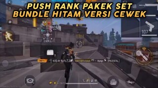 Push Rank Cs Pakai Set Bundle Hitam Versi Cewek 🖤