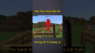 Sức Mạnh Thật Sự Của Cái Cuốc Trong Minecraft - Có Thể Bạn Chưa Biết 💀#shorts