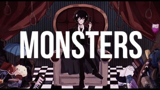 [Bungo Stray Dog Tulisan Tangan] MONSTER [Osamu Dazai mengucapkan selamat kepada dirinya secara prib