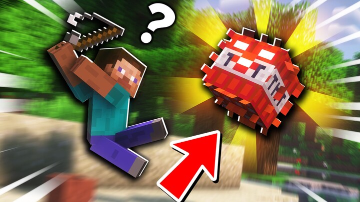 Khi tân thủ câu được “bom nguyên tử” TNT! Tân thủ: Đây vẫn là Minecraft ư???