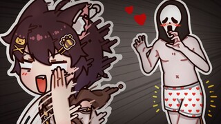 How could there be a pervert in a haunted house...!
