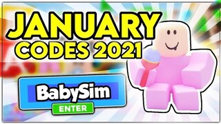 All "New Update Working Codes 2021 in Roblox Baby Simulator