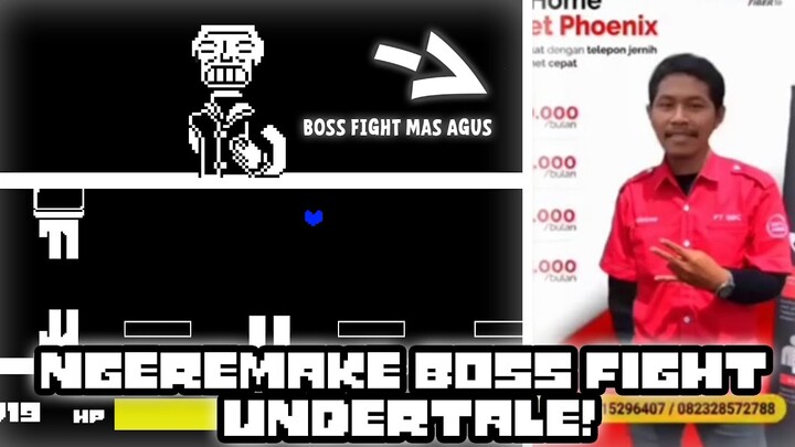 Ngeremake Boss Fight Undertale!