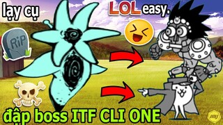 The Battle Cats - QUÁ DỄ ĐÁNH BẠI CLI ONE INTO THE FUTURE, MÈO JOTARO MUDA MUDA - TOP GAME THÀNH EJ