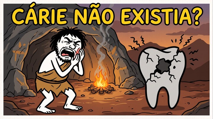 Por que não existia cárie na pré história? Ou existiu!?