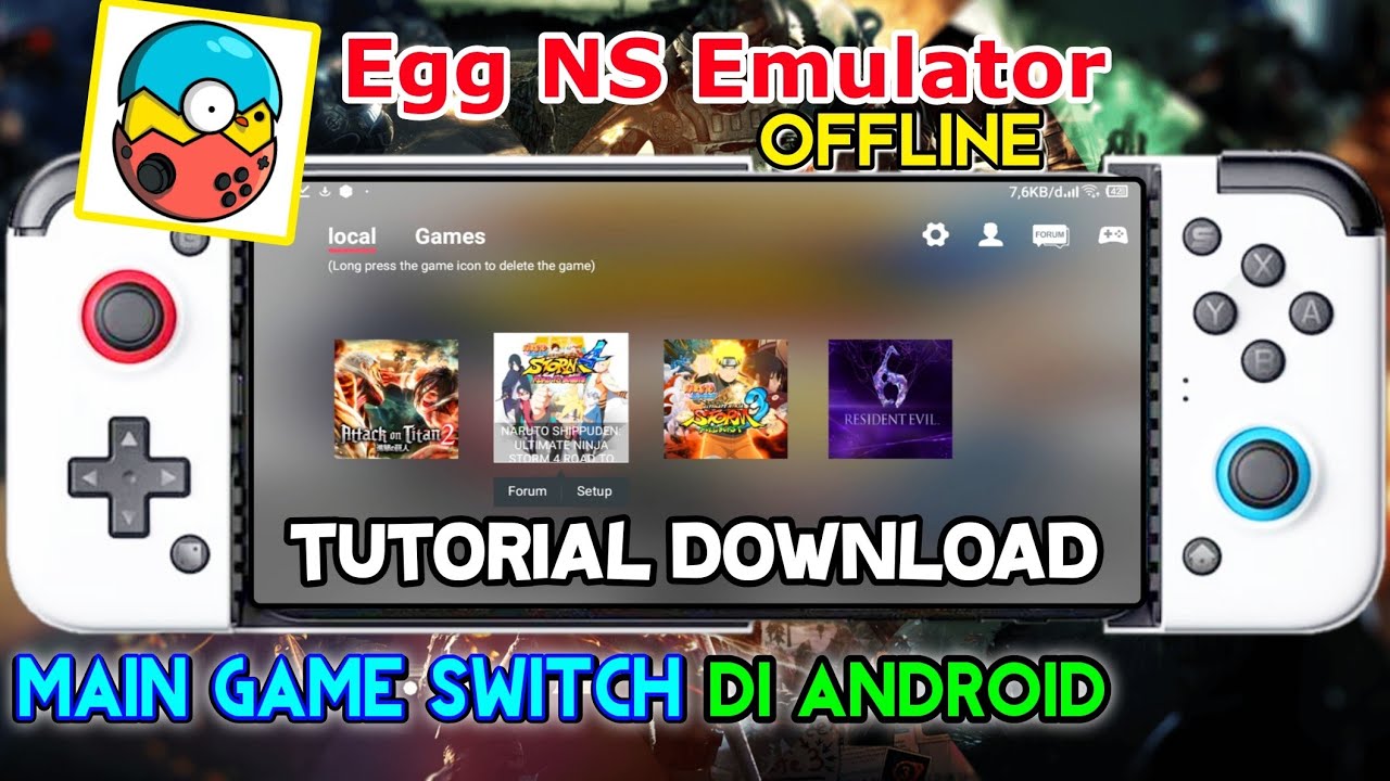 CARA INSTAL EGG NS EMULATOR | MAIN SWITCH DI ANDROID AOT2, STORM3, RE6 -  Bilibili