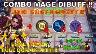 COMBO MAGE DIBUFF JADI KUAT BANGET !! ESME CADIA TERLALU OP !! INILAH COMBO MAGIC CHESS TERKUAT 2022