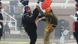Dance battles on the India-Pakistan border, people are competing with each other every day, pinching
