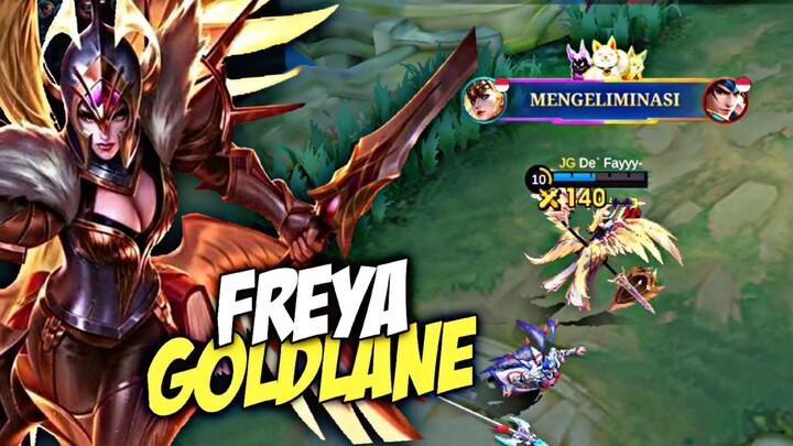 PAKE FREYA GOLDLANE!! SEBROKEN INI TERNYATA!! PANTES ALTER EGO MAIN HERO INI DIM7!! - Mobile Legends