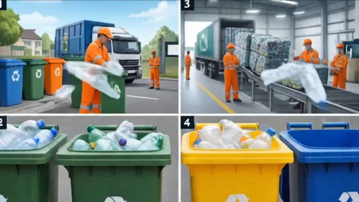 How Plastic Bottles Are Recycled ♻️ | From Waste to New Products