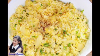 ข้าวผัดไข่ : Egg Fried Rice l Sunny Thai Food