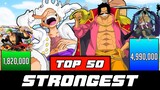 Top 50 Strongest One Piece Characters Power Levels (Post Onigashima) - SP Senpai 🔥