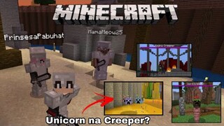 Ang mga Cute na Creeper! with Prinsesa Pabuhat and Mama Meow | Minecraft Pocket Edition