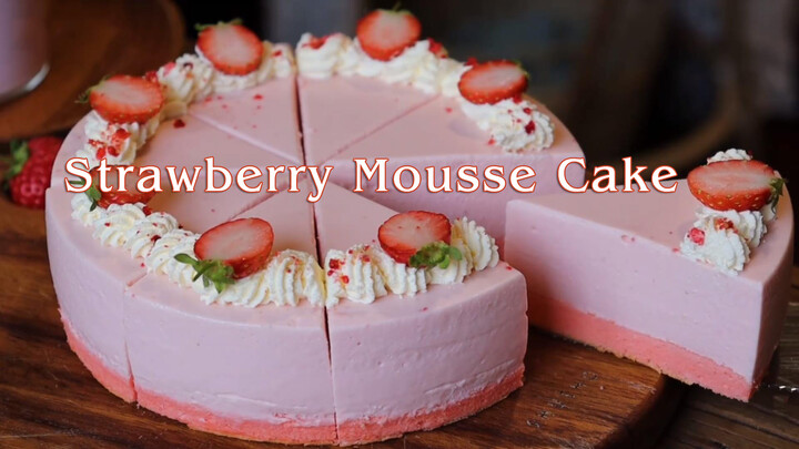[Kuliner] [Masak] Cake Strawberry Mousse edisi terbatas, silakan dicoba...