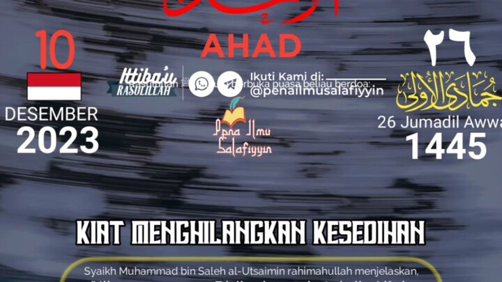 kiat menghilangkan kesedihan