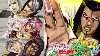 『JoJo群星之战R』全员被艾梅斯一分为二时的表情