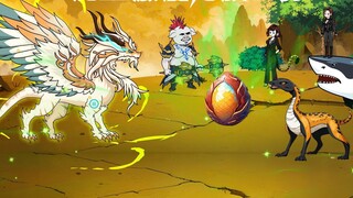 "The Tiger King" activates the dragon bloodline#sand sculpture animation#secondary dimension#animati