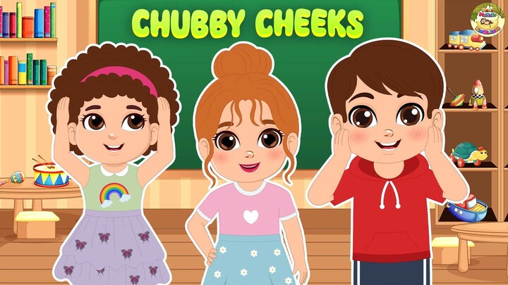 Chubby Cheeks Dimple Chin | Nursery Rhymes | Rhymes for kids | Mama Monkey English