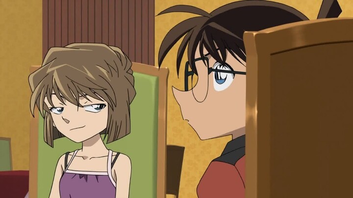 (Conan x Haibara) Haibara's reaction to Conan #shorts