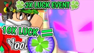 🍀10X LUCK ON THE *NEW* 700M EGG!🏆 SECRET PET HATCHED!?😱In Bubblegum Simulator! (Roblox)