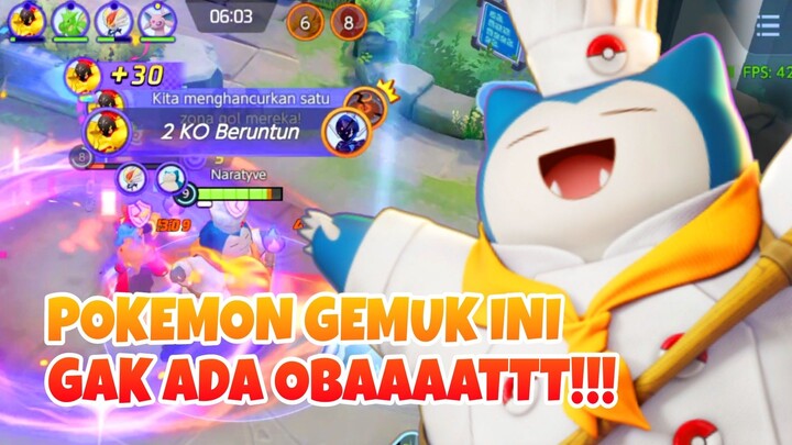 POKEMON GEMUK INI GAK ADA OBAAAAATTT!!! - Pokemon Unite Moments