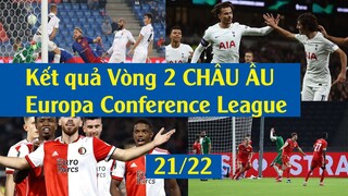 Tin Bóng Đá Kết quả Europa Conference League Lượt trận thứ 2