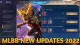 Mobile Legends Updates 2022 | Sun New Year Skin | Zilong Collector  Skin | New Heroes & More
