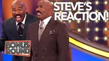 STEVE HARVEY Reactions To Answers On Family Feud 2020