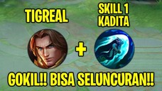 Tigreal HACK Skill 1 Kadita 😱 WTF