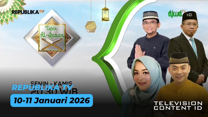 REPUBLIKA TV  |  10-11 Januari 2026