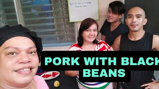 PORK WITH BLACK BEANS|CARROTS AND PATATAS|SUPER YUMMY 😋