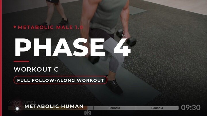 15-MIN Fat Burn Workout for Men 男士全身燃脂跟练 | Metabolic Male 1.0 - Phase 4 Workout C