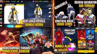 FREE FIRE❗BOCORAN GOLD ROYALE, EVENT FF TERBARU RAMPAGE 2022, INCUBATOR AUG, TOP UP BESOK - KULGAR