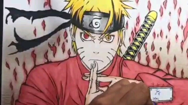 Menggambar Karakter Naruto Uzumaki