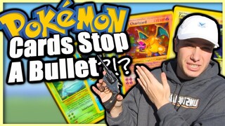How Many Pokemon Cards Stop a Bullet?