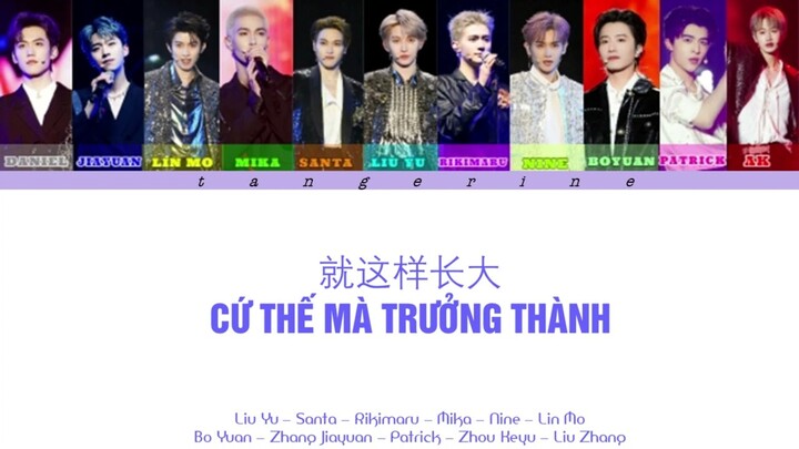 [VIETSUB - LYRICS] 就这样长大 (CỨ THẾ MÀ TRƯỞNG THÀNH)