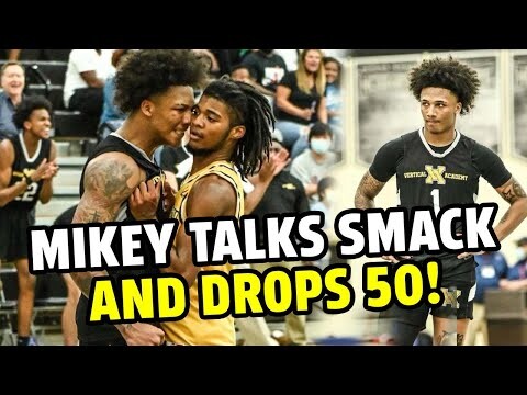 Mikey Williams Drops 50 On ‘Em!! Angry Mikey Gets In Opponent’s Face & GOES OFF 😈