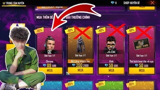 FREE FIRE - Test Shop Huyền Bí FF Tháng 12, Thẻ Vô Cực, Alok Ko Có Và Chrono Giảm Giá 90% | THI BLUE