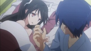 What should I do when I wake up and find that there is a cute girl beside the bed?