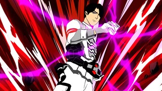 [In my heart, the true appearance of Kamen Rider surpassing Damons]
