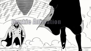 Foreign netizens made their own animation: Garp VS Aokiji battle