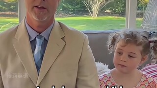 Dad pretends to record an interview video