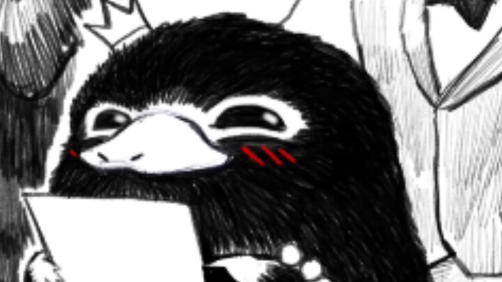 Magical Newt Is in His Own World