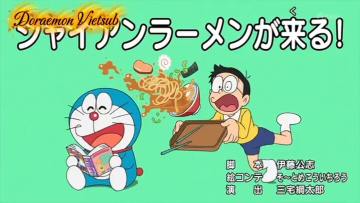 【S685】Doraemon VietsubChủ đề: Mì ramen của Jaian sắp mở bán & Bộ đồ tạo điện