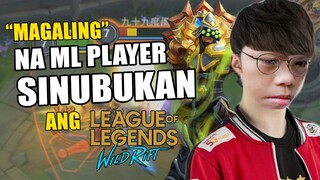 "Magaling na ML PLAYER" sinubukan laruin ang LOL: Wildrift - #KwentoNiBerto